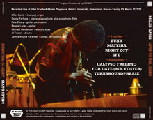Load image into Gallery viewer, MILES DAVIS / LISTEN TO THIS, HERBIE - LIVE AT THE PLAYHOUSE 1975 (2CD)