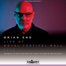 Load image into Gallery viewer, BRIAN ENO / LIVE AT ROYAL FESTIVAL HALL 2023 (1CDR)