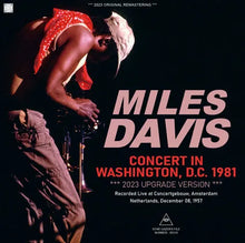 Load image into Gallery viewer, MILES DAVIS / CONCERT IN WASHINGTON, D.C. 1981 / 2023 UPGRADE VERSION (1CDR)
