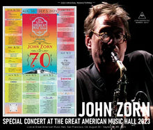 Load image into Gallery viewer, JOHN ZORN AT 70 / SPECIAL CONCERT AT THE GREAT AMERICAN MUSIC HALL 2023 (4CDR)
