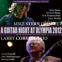 Load image into Gallery viewer, LARRY CORYELL TRIO WITH MIKE STERN QUARTET / A GUITAR NIGHT AT OLYMPIA 2012 (2CDR)