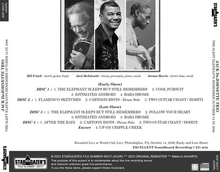 Load image into Gallery viewer, JACK DeJOHNETTE TRIO / THE SLEPT ELEPHANTS REMEMBER OCTOBER 14 IN 2006 (4CDR)