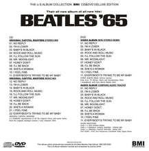 Load image into Gallery viewer, THE BEATLES / BEATLES '65 THE U.S.ALBUM COLLECTION 100セット限定紙ジャケ (CD+DVD)