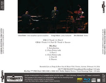 Load image into Gallery viewer, CHRIS POTTER CIRCUITS / LIVE AT PORGY & BESS 240219 (2CDR+1BDR)