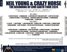 Load image into Gallery viewer, NEIL YOUNG & CRAZY HORSE / THE BEGINNING OF LOVE EARTH TOUR 2024 (2CDR+1BDR)