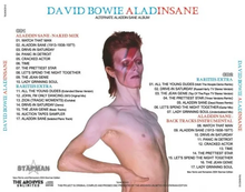 Load image into Gallery viewer, DAVID BOWIE / A LAD INSANE ALTERNATE ALADDIN SANE ALBUM (2CD)