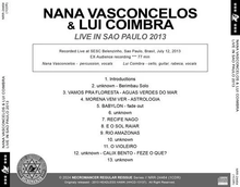 Load image into Gallery viewer, NANA VASCONCELOS & LUI COIMBRA / LIVE IN SAO PAULO 2013 (1CDR)