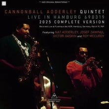Load image into Gallery viewer, CANNONBALL ADDERLEY QUINTET / LIVE IN HAMBURG 690319 - 2025 COMPLETE VERSION (1CDR)