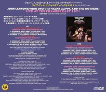 Load image into Gallery viewer, JOHN LENNON with FRANK ZAPPA AND THE MOTHERS / LIVE AT THE FILLMORE EAST 1971 (CD+DVD)