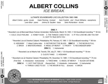 Load image into Gallery viewer, ALBERT COLLINS / ICE BREAK - ULTIMATE SOUNDBOARD LIVE COLLECTION 1983-1986 (4CDR)