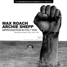 Load image into Gallery viewer, ARCHIE SHEPP AND MAX ROACH / IMPROVISATION IN ITALY 1978 (1CDR)