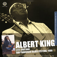 Load image into Gallery viewer, ALBERT KING WITH SANTANA / SAN FRANCISCO BLUES FESTIVAL 1986 (1CDR)