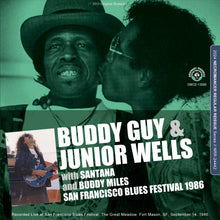 Load image into Gallery viewer, BUDDY GUY & JUNIOR WELLS WITH SANTANA, BUDDY MILES / SAN FRANCISCO BLUES FESTIVAL 1986 (1CDR)