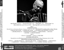 Load image into Gallery viewer, ASTOR PIAZZOLLA / EUROPEAN CONCERTS 1985 / GERMANY 851016 AND NETHERLANDS 850712 (2CDR)