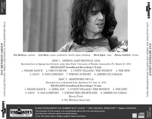 Load image into Gallery viewer, PAT METHENY GROUP / LIVE COLLECTION 1979 / SPRING JAZZ FESTIVAL 1979 AND HARTFORD 790712 (2CDR)