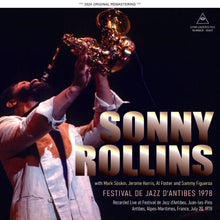 Load image into Gallery viewer, SONNY ROLLINS / FESTIVAL DE JAZZ D'ANTIBES 1978 (1CDR)
