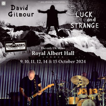 Load image into Gallery viewer, DAVID GILMOUR / LUCK AND STRANGE LIVE AT ROYAL ALBERT HALL 2024 (1CDR)
