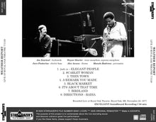 Load image into Gallery viewer, WEATHER REPORT / LIVE AT ROYAL OAK THEATRE 771129 (1CDR)