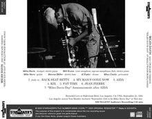 Load image into Gallery viewer, MILES DAVIS / "MILES DAVIS DAY" AT HOLLYWOOD BOWL 810925 / 2025 UPGRADE VERSION (1CDR)