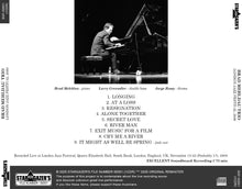 Load image into Gallery viewer, BRAD MEHLDAU TRIO / LONDON JAZZ FESTIVAL 2000 (1CDR)