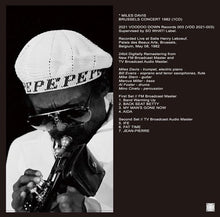 Load image into Gallery viewer, MILES DAVIS / BRUSSELS CONCERT 1982 (1CD+LTD.BonusDVDR)