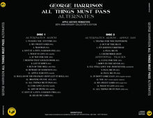 Load image into Gallery viewer, GEORGE HARRISON / ALL THINGS MUST PASS ALTERNATES (2CD)