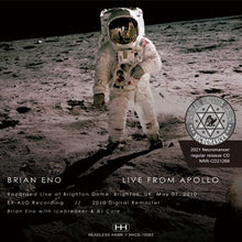 Load image into Gallery viewer, BRIAN ENO / LIVE FROM APOLLO (1CDR)