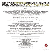 Load image into Gallery viewer, BOB DYLAN / MICHAEL BLOOMFIELD / SOUND DOCUMENTARY : LIKE A ROLLING STONE