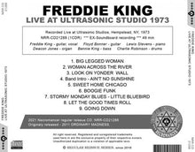 Load image into Gallery viewer, FREDDIE KING / LIVE AT ULTRASONIC STUDIO 1973 (1CDR)