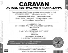 Load image into Gallery viewer, CARAVAN / ACTUEL FESTIVAL WITH FRANK ZAPPA (1CDR)