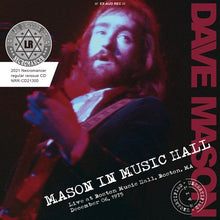 Load image into Gallery viewer, DAVE MASON / MASON IN MUSIC HALL 1975 (1CDR)