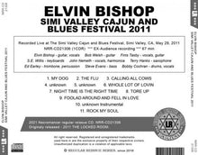 Load image into Gallery viewer, ELVIN BISHOP / SIMI VALLEY CAJUN AND BLUES FESTIVAL 2011 (1CDR)