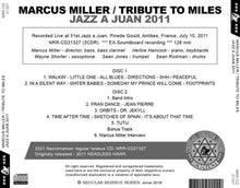Load image into Gallery viewer, MARCUS MILLER / TRIBUTE TO MILES / JAZZ A JUAN 2011 (2CDR)