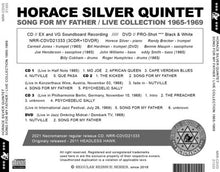 Load image into Gallery viewer, HORACE SILVER QUINTET / SONG FOR MY FATHER / LIVE COLLECTION 1965-1969 (3CDR+1DVDR)