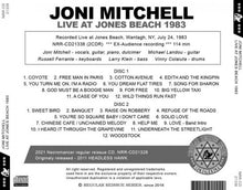 Load image into Gallery viewer, JONI MITCHELL / LIVE AT JONES BEACH 1983 (2CDR)