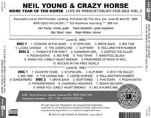 Load image into Gallery viewer, NEIL YOUNG & CRAZY HORSE / MORE YEAR OF THE HORSE / LIVE IN PRINCETON-BY-THE-SEA VOL.2 (4CDR)