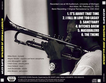 Load image into Gallery viewer, MILES DAVIS / INVASION OF JOHN McLAUGHLIN / ANN ARBOR 1970 - DEFINITEVE EDITION (1CD)