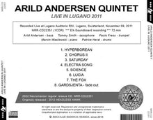 Load image into Gallery viewer, ARILD ANDERSEN QUINTET / LIVE IN LUGANO 2011 (1CDR)