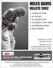 Load image into Gallery viewer, MILES DAVIS / THE LAST SUPPER / LIVE AT LA VILLETTE 1991 (2CD + LTD.1DVDR)