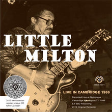 Load image into Gallery viewer, LITTLE MILTON / LIVE IN CAMBRIDGE 1986 (1CDR)