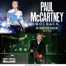 Load image into Gallery viewer, PAUL McCARTNEY / GOT BACK IN WINSTON SALEM, MAY 21 (2CDR)