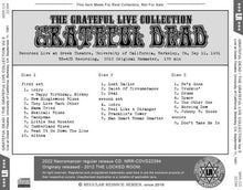 Load image into Gallery viewer, GRATEFUL DEAD / THE GRATEFUL LIVE COLLECTION Vol.5 (3CDR)
