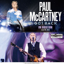 Load image into Gallery viewer, PAUL McCARTNEY / GOT BACK IN BOSTON, JUNE 08 (2CDR)