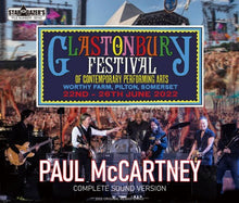 Load image into Gallery viewer, PAUL McCARTNEY / GLASTONBURY FESTIVAL 2022 : COMPLETE SOUND VERSION (3CDR)