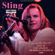 Load image into Gallery viewer, STING / LEGENDARY MIKE MILLARD TAPE / LIVE AT LOS ANGELES MEMORIAL COLISEUM 1988 (1CDR)