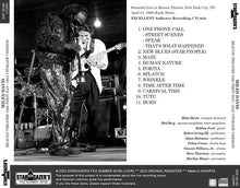 Load image into Gallery viewer, MILES DAVIS / BEACON THEATRE 1986 FIRST DAY / 2022 UPGRADE VERSION (1CDR)