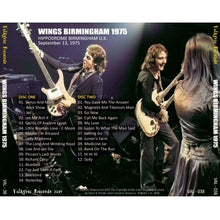 Load image into Gallery viewer, PAUL McCARTNEY / 1975 WINGS BIRMINGHAM (2CD)