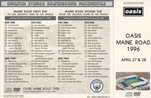 Load image into Gallery viewer, OASIS / MAINE ROAD 1996 (4CD+2DVD with TOUR PROGRAM)