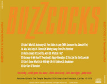 Load image into Gallery viewer, BUZZCOCKS / In Temple Beautiful