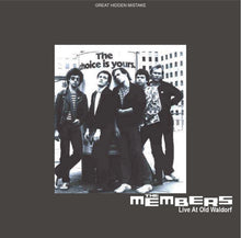 Load image into Gallery viewer, THE MEMBERS / Live At Waldorf